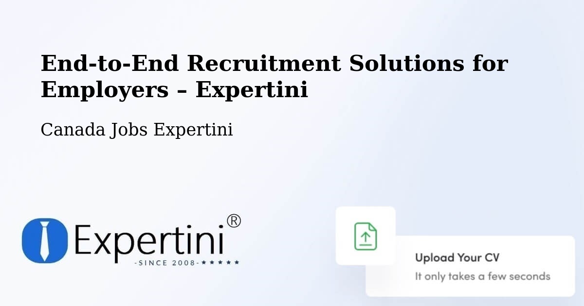 Recruitment Solutions for Employers – Unity - Unity, Canada Jobs Expertini